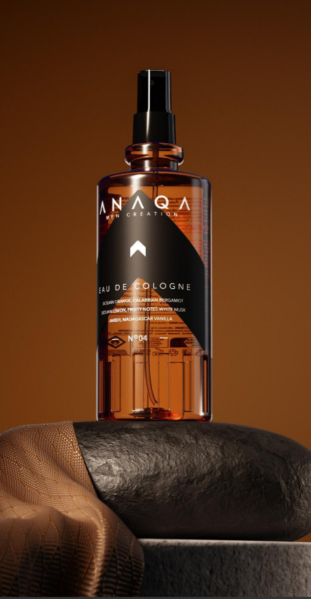 ANAQA Men Creation Eau de Cologne – Herrenduft mit Orange, Moschus & Vanille